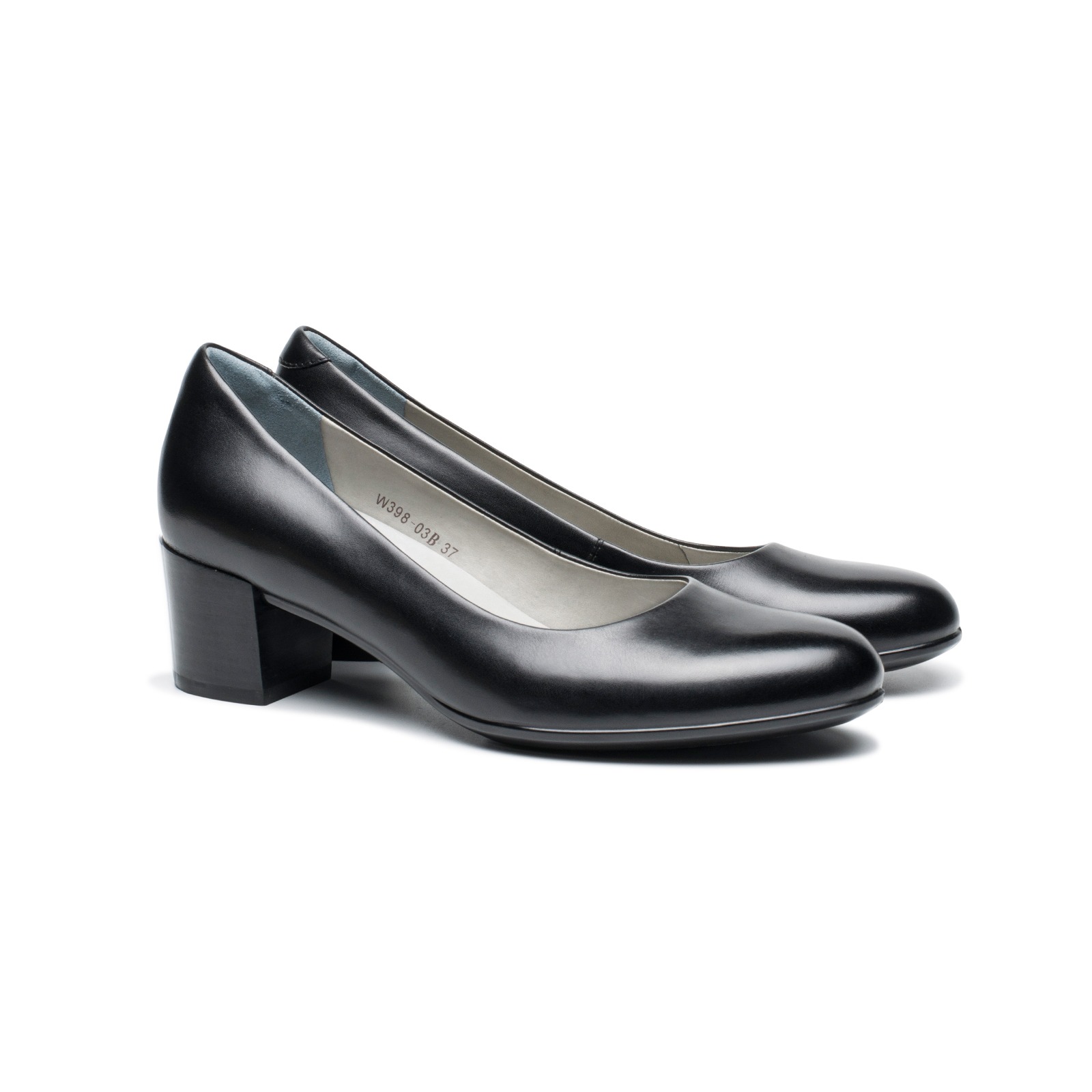 舒适優雅簡潔百搭商務通(tōng)勤粗跟女(nǚ)鞋W39803B