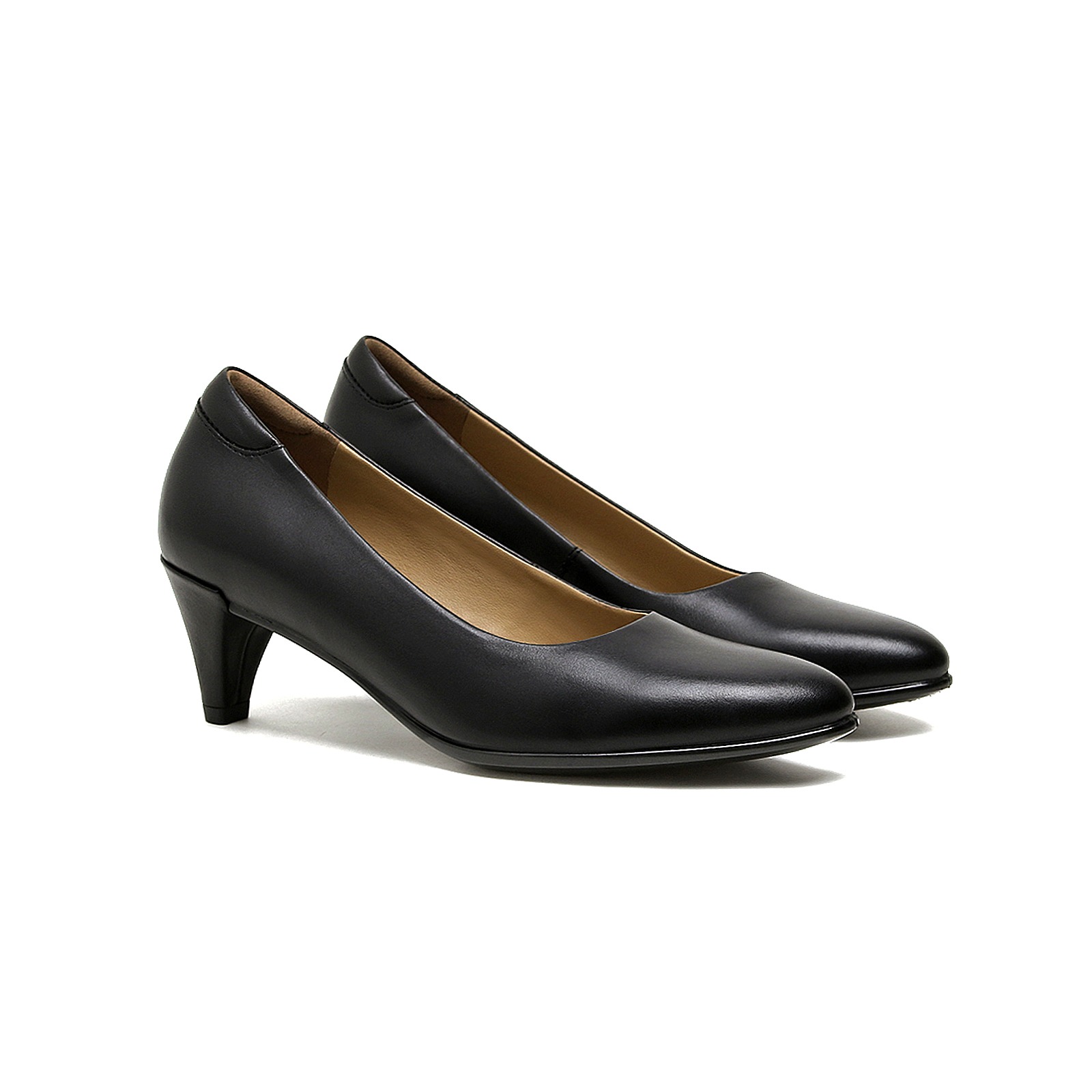 簡約時(shí)尚商務牛皮女(nǚ)跟鞋W37708A